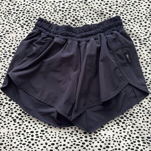 Lululemon 4” shorts navy blue